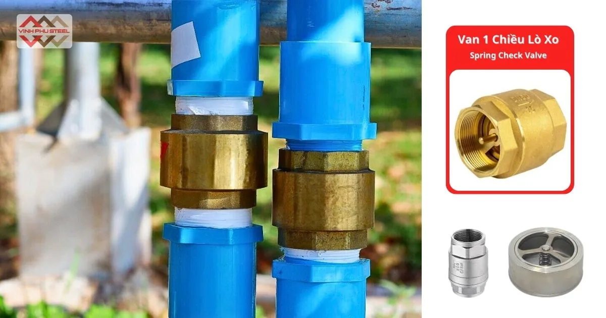 Van 1 Chiều Lò Xo Cho Bồn Nước