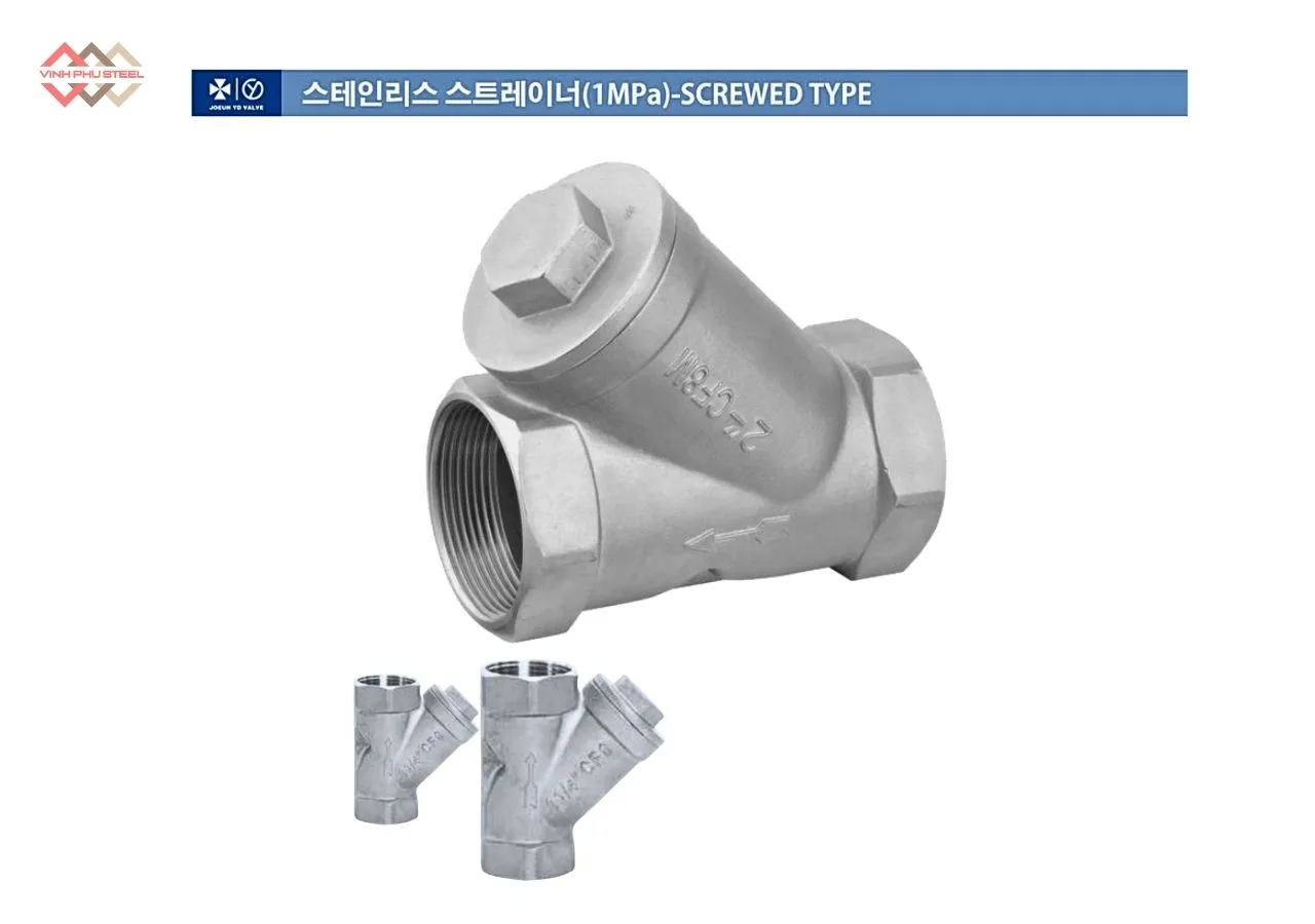 Y Lọc Nối Ren Inox Joeun Korea