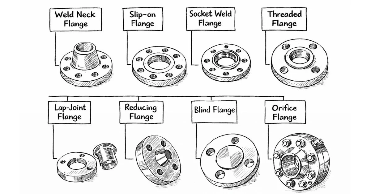 Cấu tạo mặt bích thép