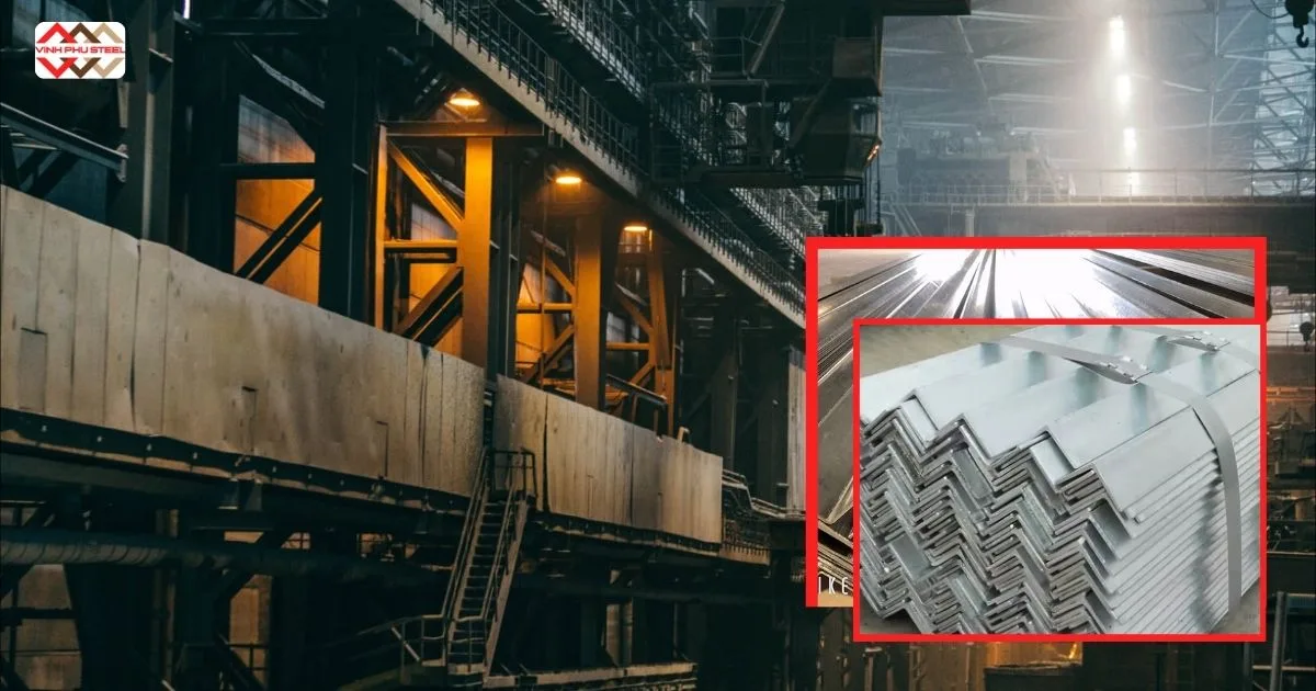 Giá thép hình V mạ kẽm