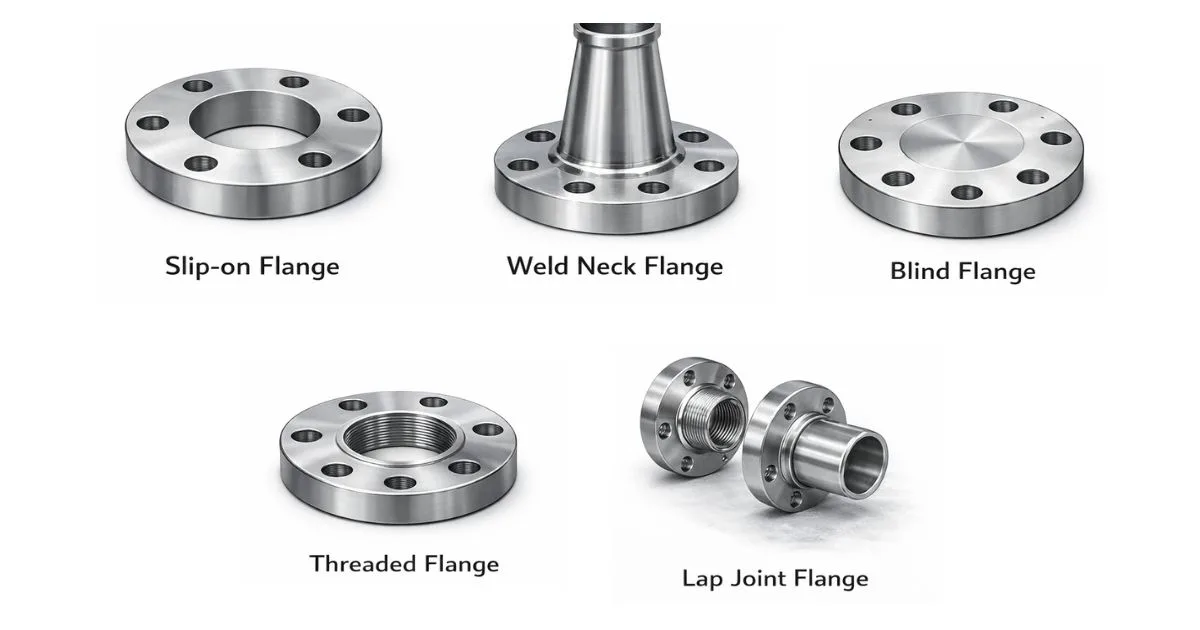 Phân loại mặt bích theo kiểu kết nối