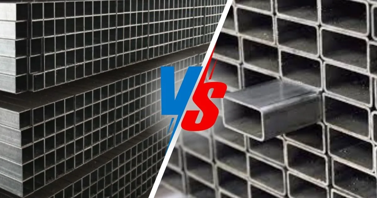So sánh thép hộp vuông và thép hộp chữ nhật