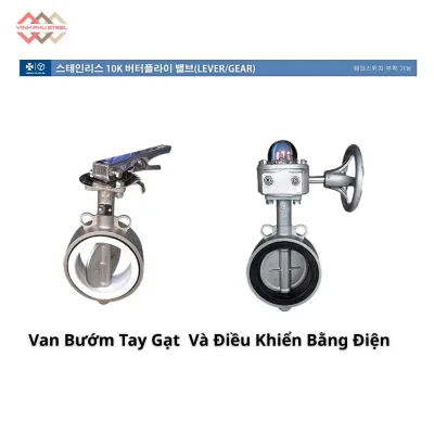 Van Bướm Inox Wafer Joeun Korea