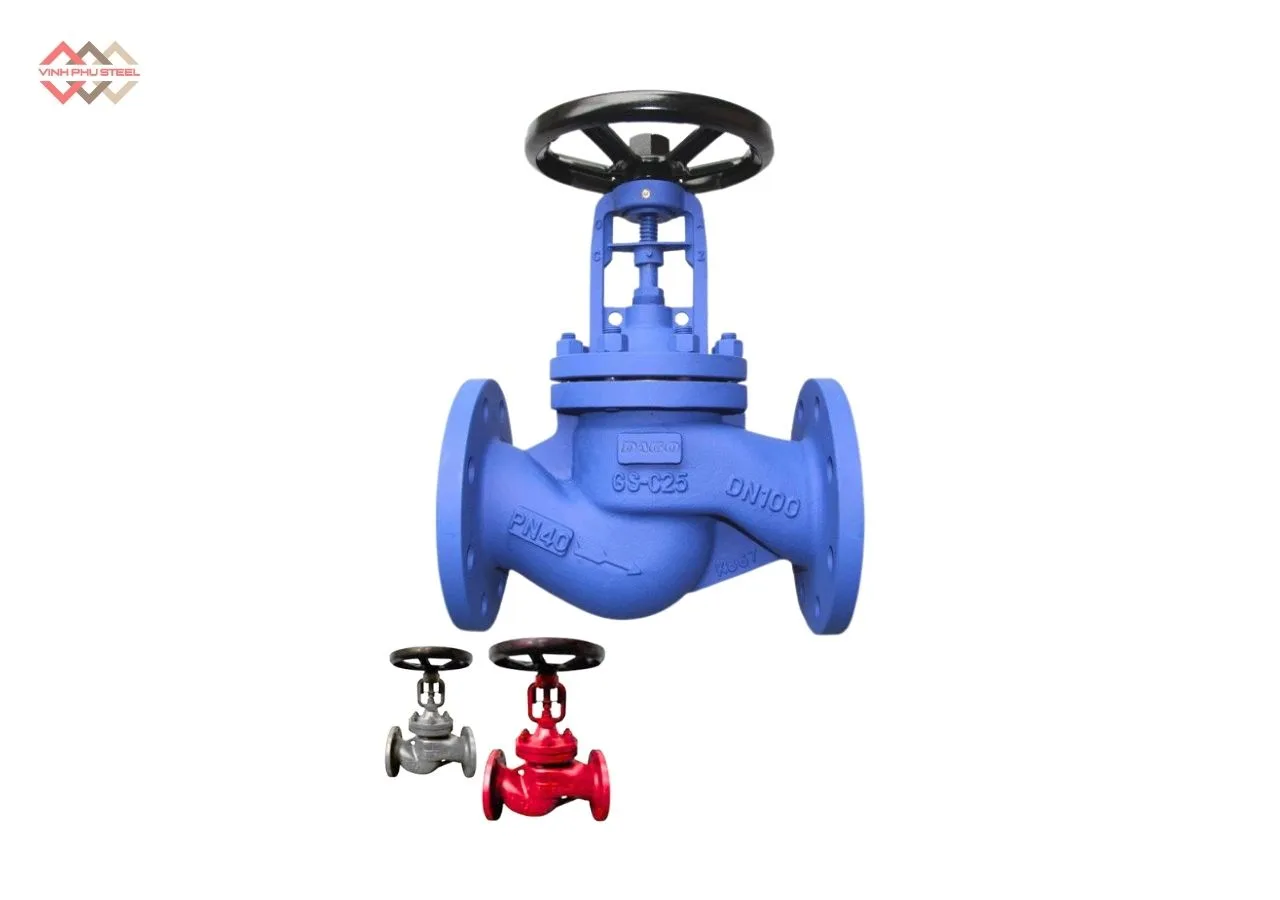 Van Cầu Bellows Mặt Bích Joeun Korea - Bellows Globe Valve
