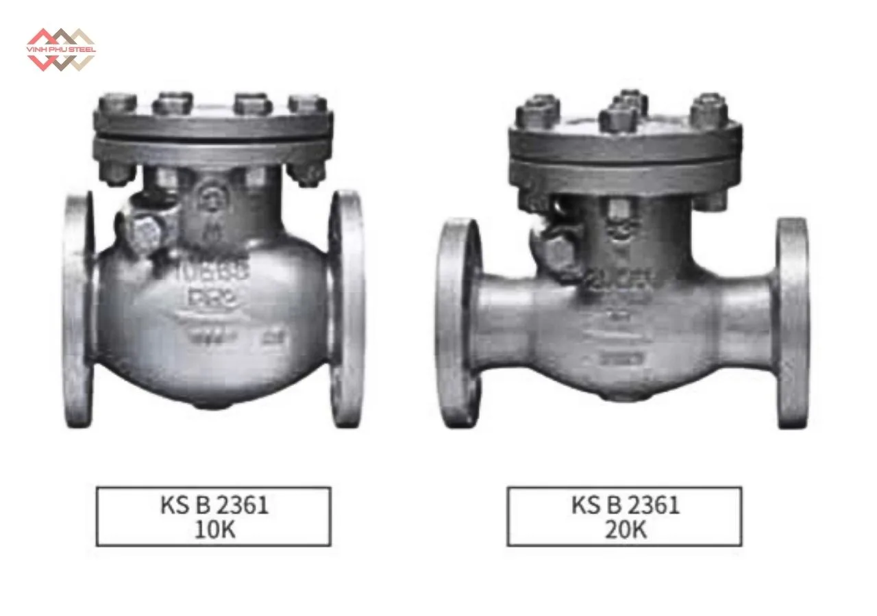 Van Một Chiều Cánh Lật Thép Mặt Bích Joeun Korea