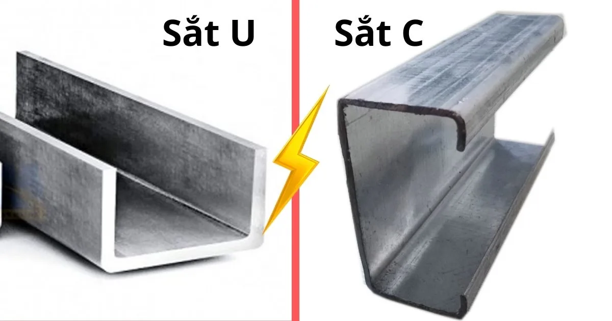 So sánh sắt U và sắt C