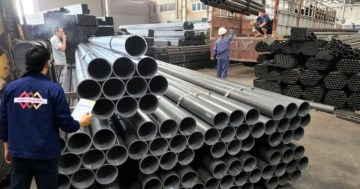 Nhà cung cấp Ống thép Hòa Phát đen 