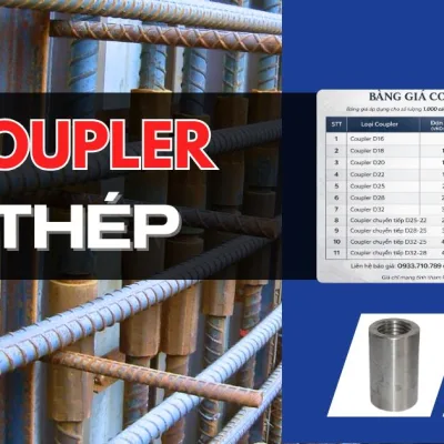 Gi&aacute; coupler nối th&eacute;p