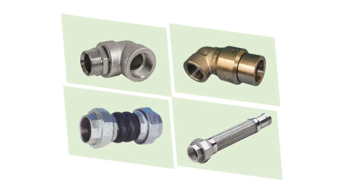 Khớp nối co dãn hay khớp nối xoay ren