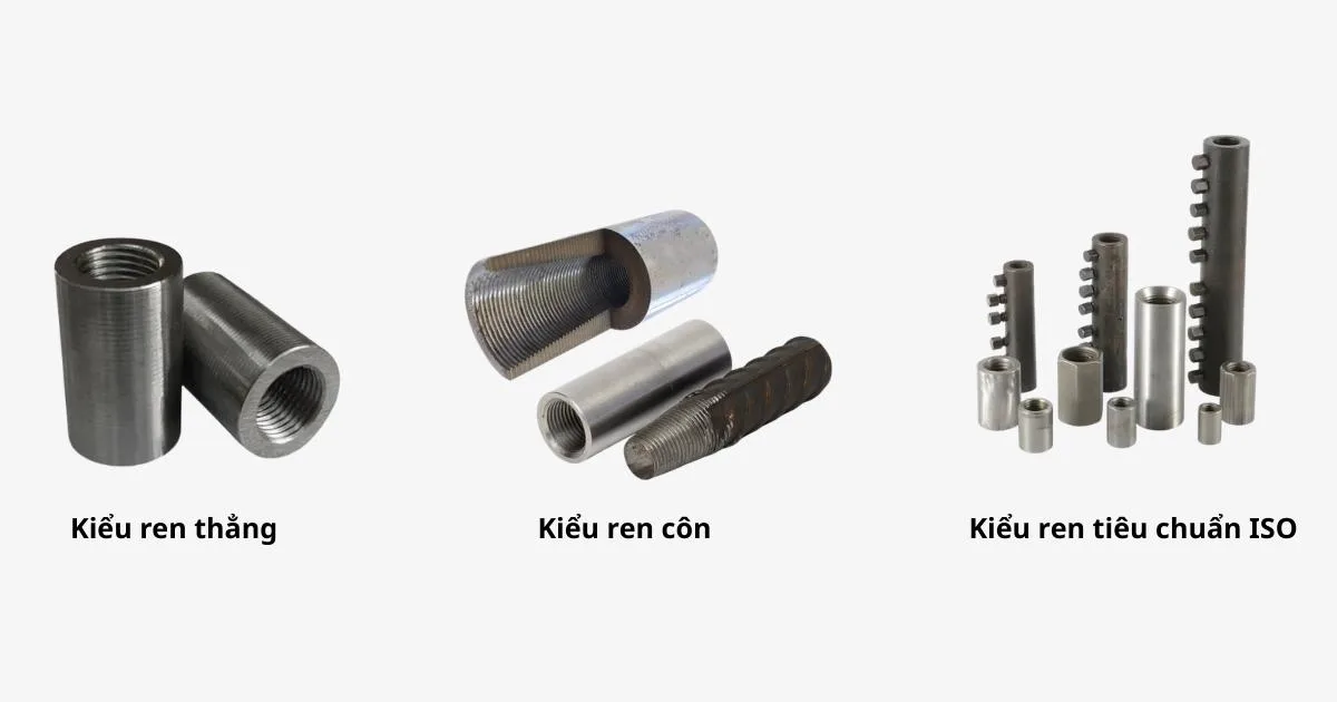 Phân loại coupler theo ren nối