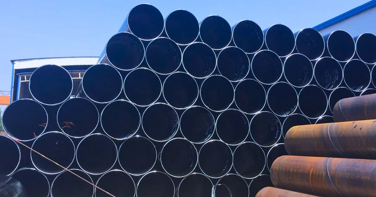 Ống thép đen cỡ lớn Hòa Phát