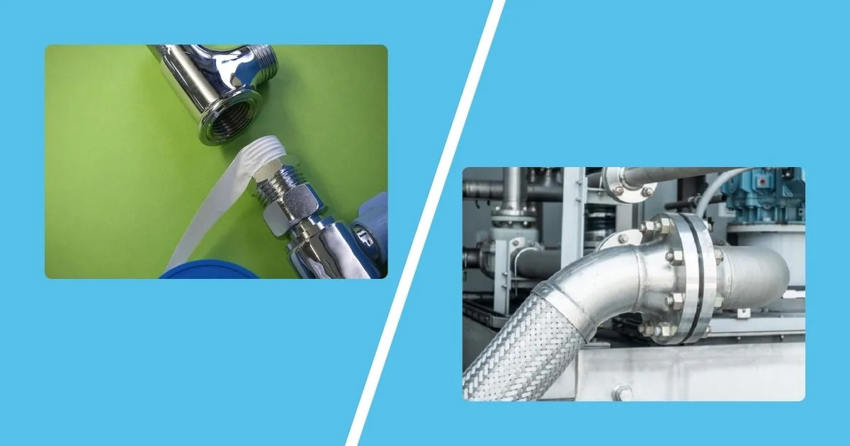 Phụ Kiện Ren So Với Kết Nối Mặt Bích