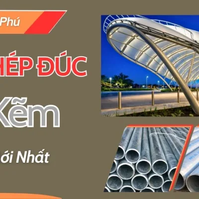 Ống th&eacute;p đ&uacute;c mạ kẽm