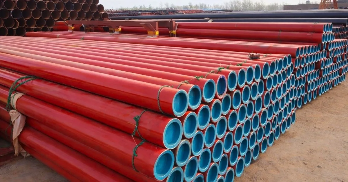 Ống thép sơn đỏ PCCC