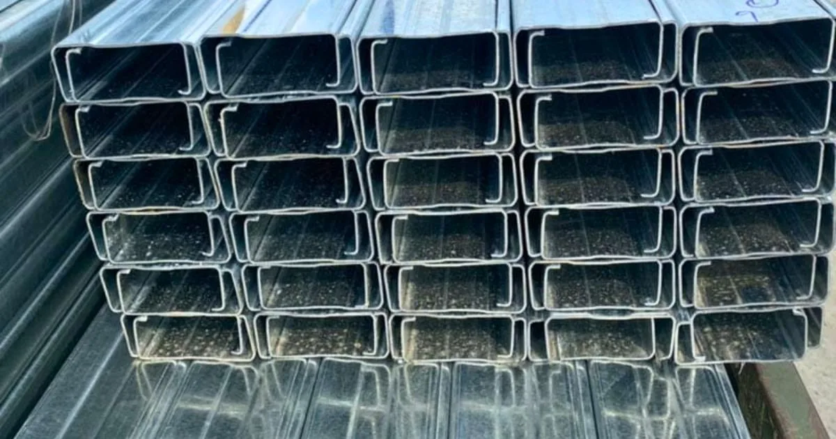 Thép hình C mạ kẽm