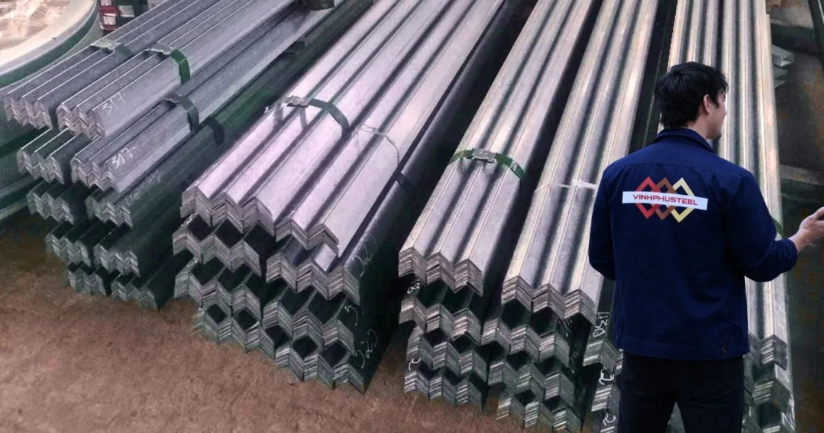 Thép hình V mạ kẽm