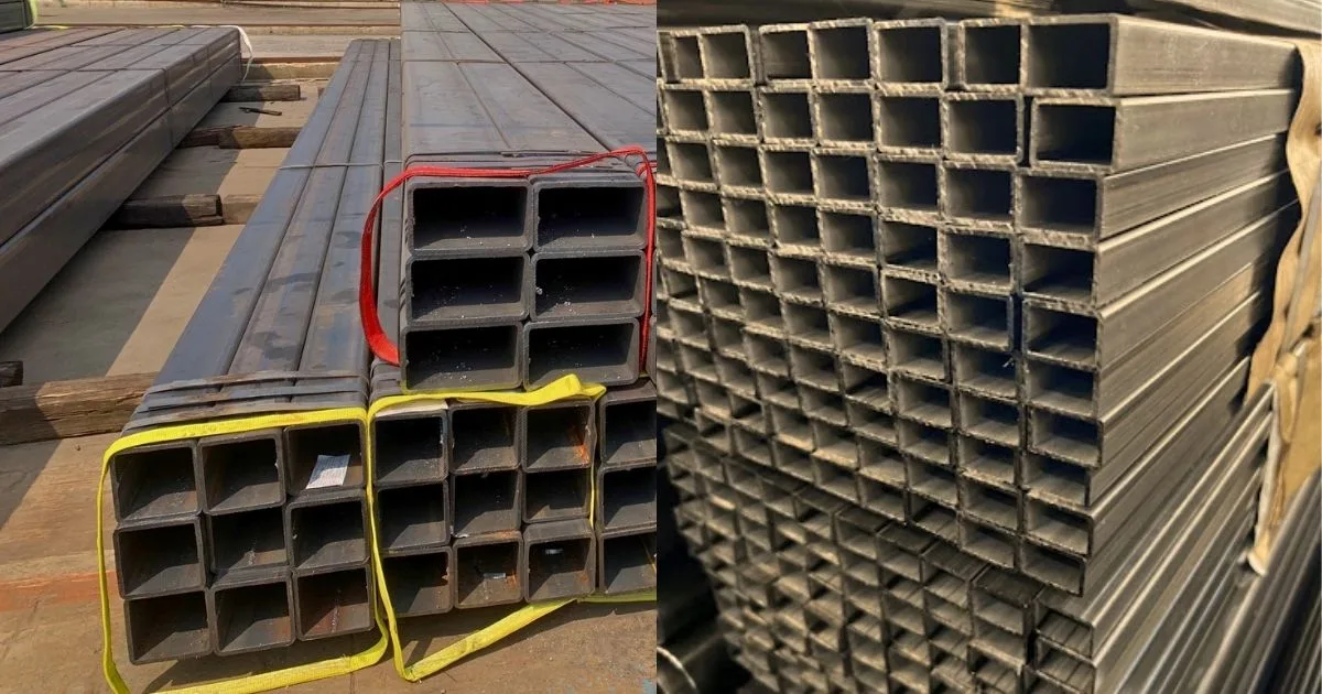 Thép hộp đen cỡ lớn và cỡ nhỏ