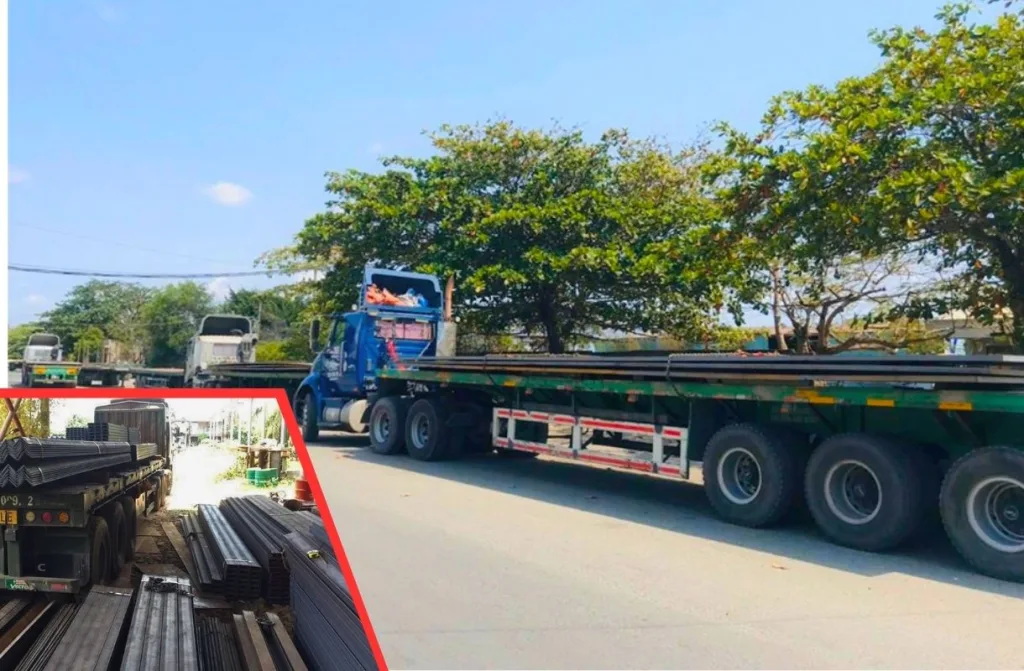 Thép Vinh Phú sở hữu đội ngũ vận tải riêng
