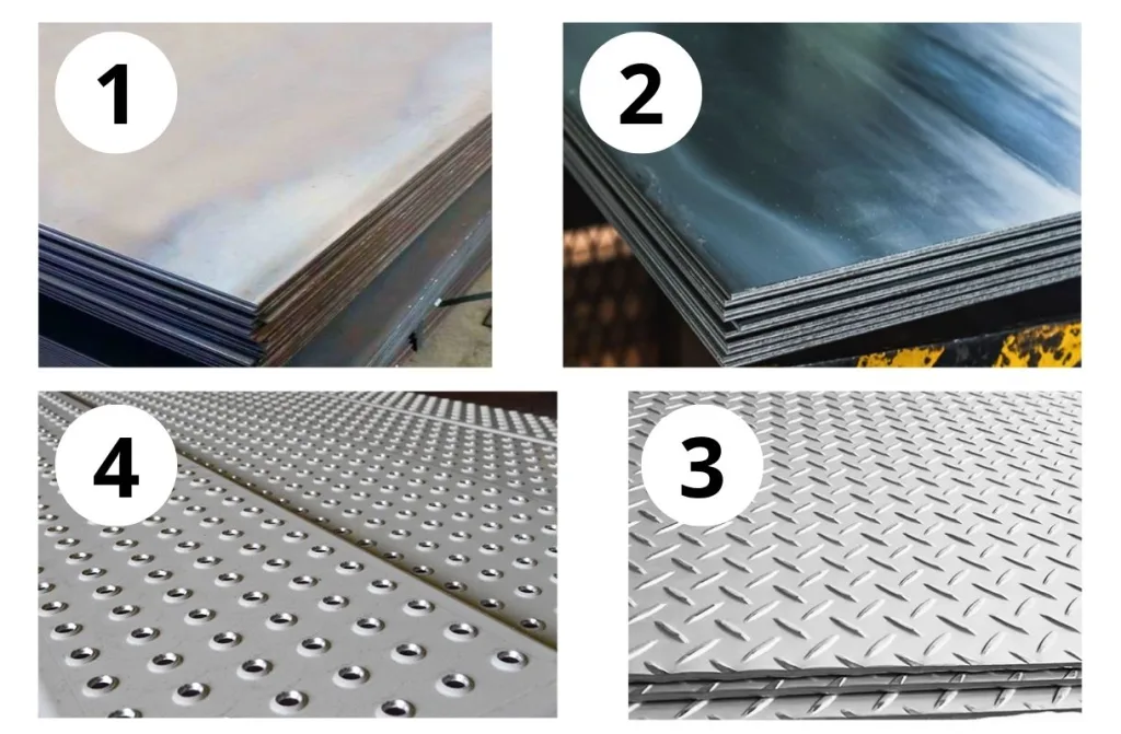 Các loại thép tấm phổ biến