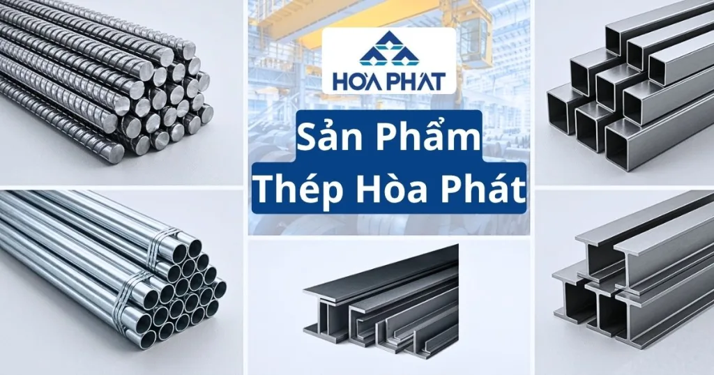 Thép Hòa Phát cung cấp đa dạng chủng loại