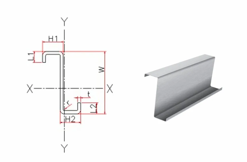 quy cách xà gồ z
