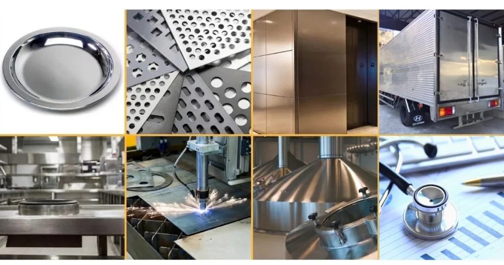 Thép 304 là vật liệu cốt lõi trong nhiều ngành công nghiệp hiện đại, từ thiết bị y tế đến linh kiện ô tô.