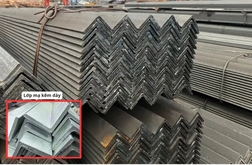 Lớp mạ kẽm nhúng nóng tạo ra màng hợp kim luyện kim dày, bảo vệ kép phôi thép V.