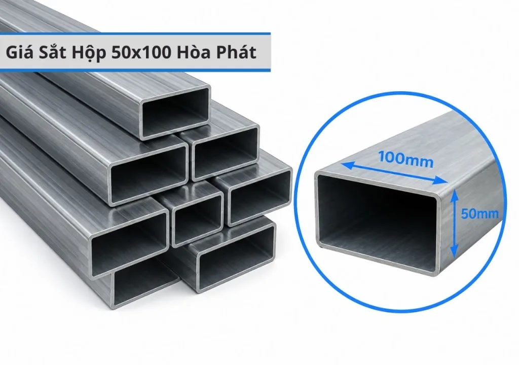 Báo Giá Sắt Hộp 5x10 Hòa Phát Mới Nhất 2026 – Chuẩn Quốc Tế, Giao Tận Nơi