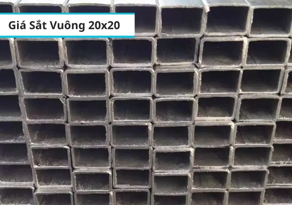 Sắt vuông 20x20 được ứng dụng linh hoạt trong nhiều hạng mục công trình