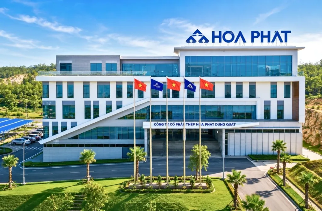 Khu liên hợp Gang thép Hòa Phát Dung Quất – trái tim công nghệ của tập đoàn.