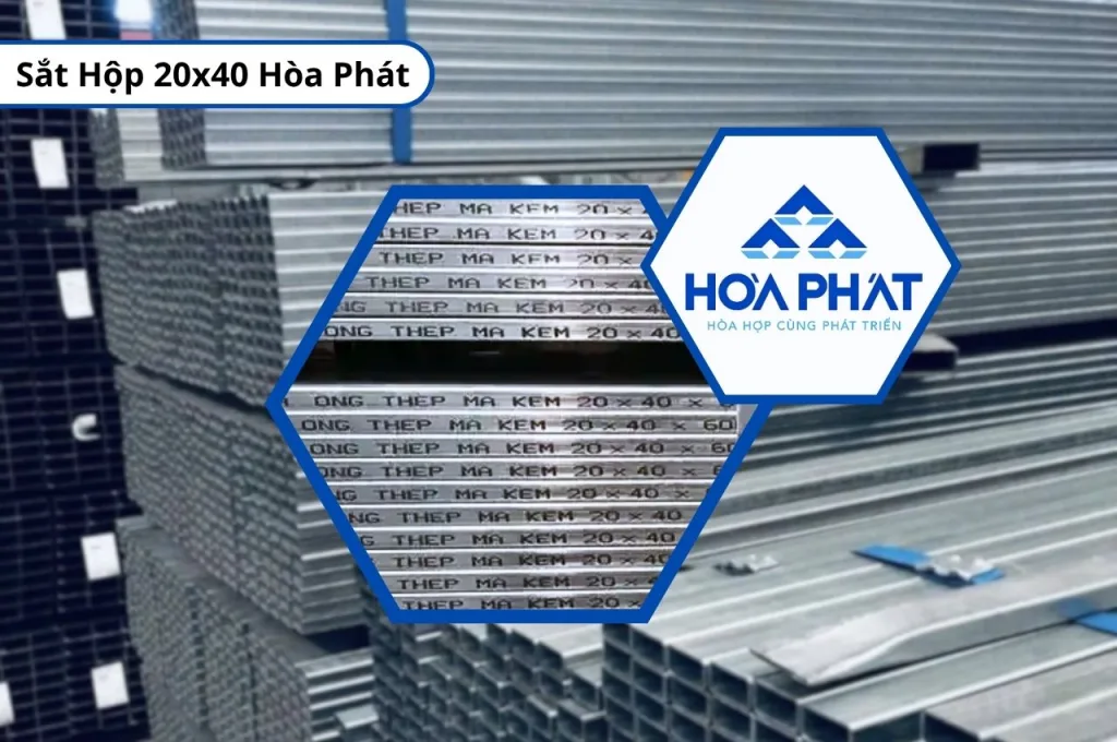 Giá Sắt Hộp 20x40 Hòa Phát