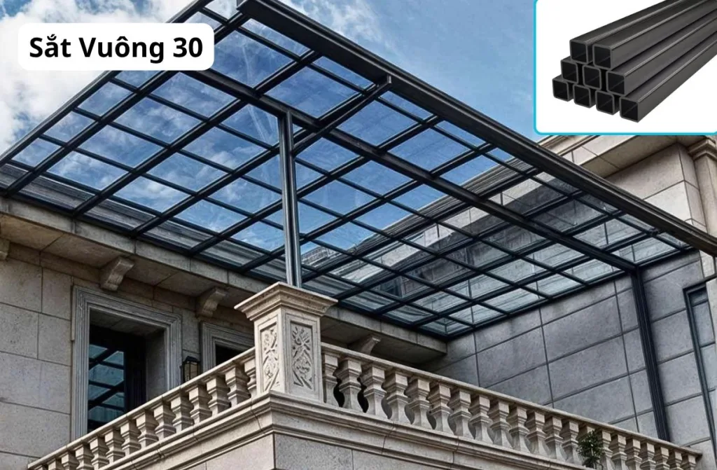 Sắt Vuông 3 (30×30) – Giải Pháp Kết Cấu Bền Chắc, Giá Tốt