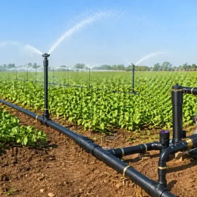 Măng s&ocirc;ng HDPE được ứng dụng trong hệ thống tưới ti&ecirc;u