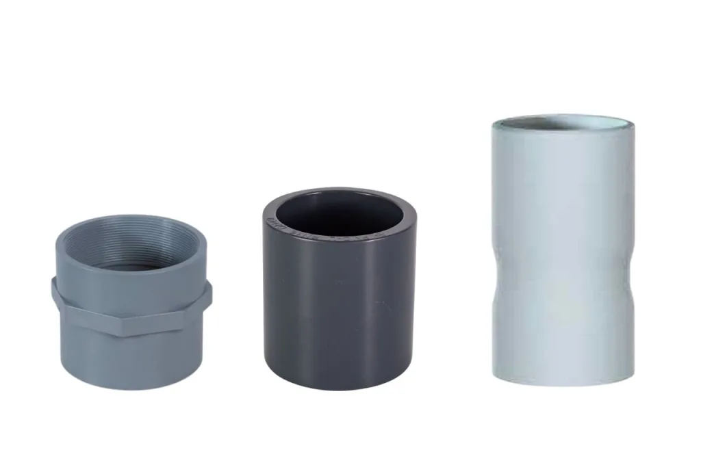 Ba dòng măng sông nhựa PVC phổ biến: dán keo, nối ren và măng xông trượt