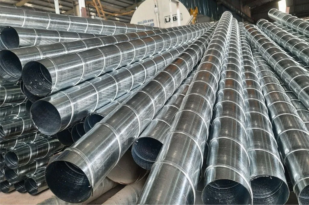 Ống thép hàn xoắn SSAW sở hữu kết cấu đường hàn xoắn ốc chịu lực nén cực tốt