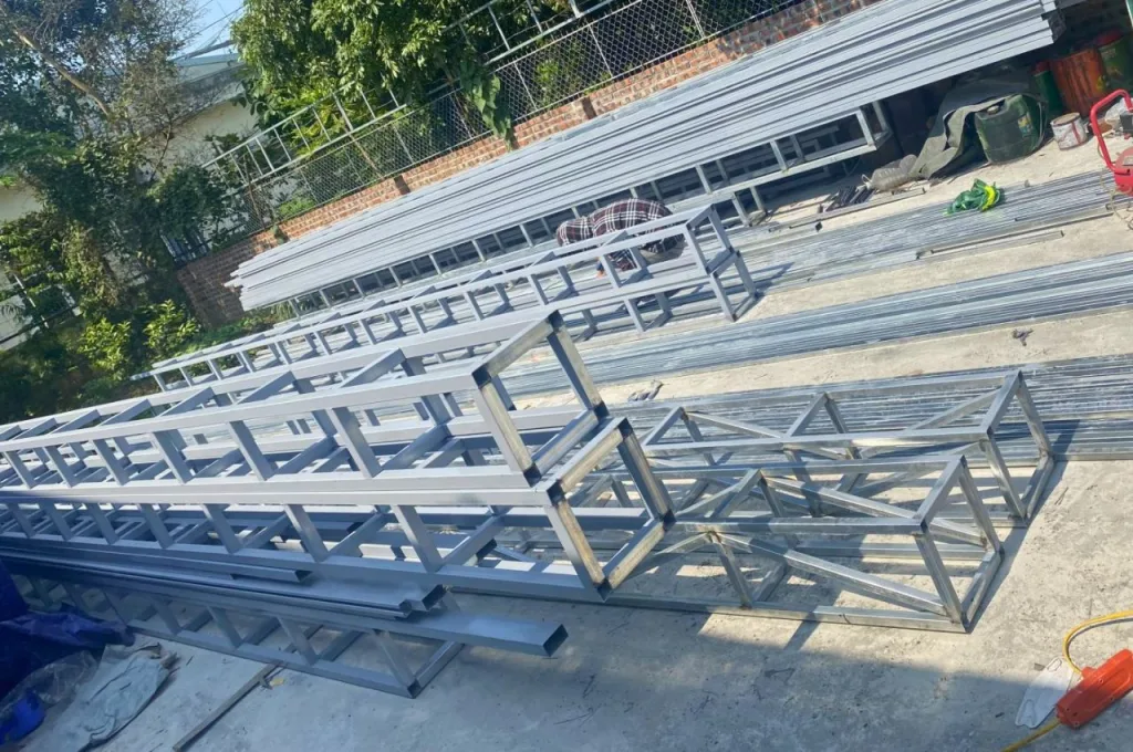 ứng dụng thép hộp 40x40 Hòa Phát