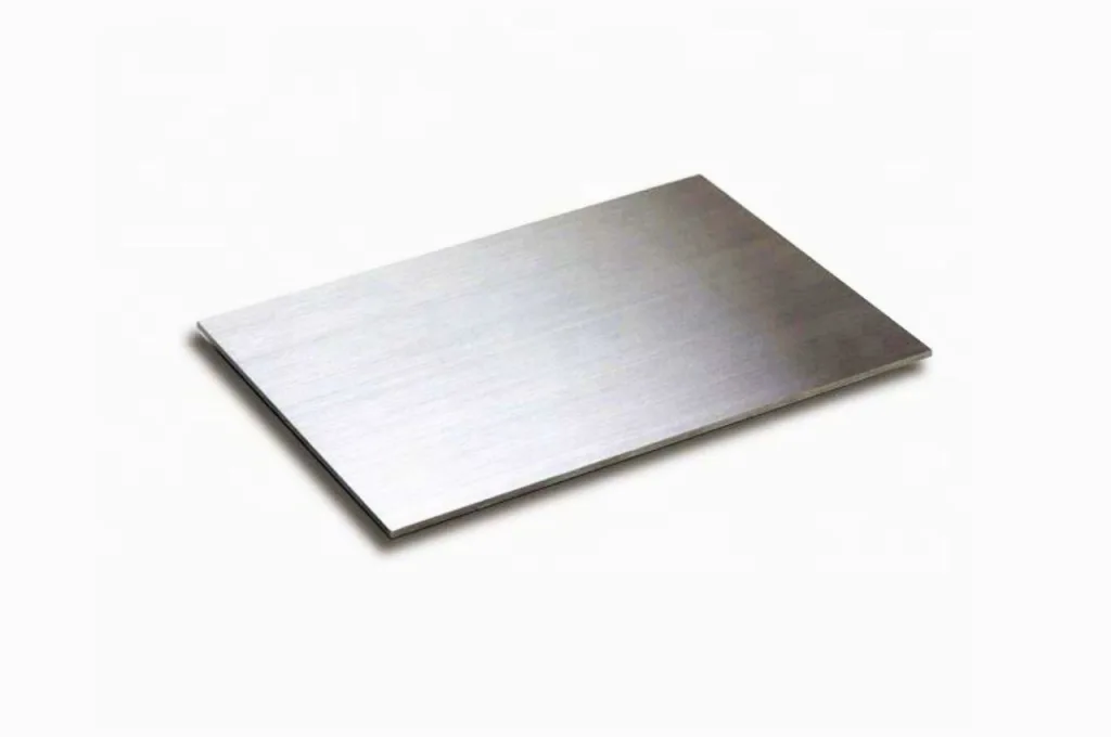 Cận cảnh bề mặt 2B của tấm inox 316L nhập khẩu nguyên kiện