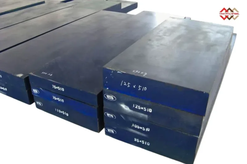 Thép SKD11 dạng tấm và tròn đặc phân phối bởi Thép Vinh Phú đạt tiêu chuẩn quốc tế.