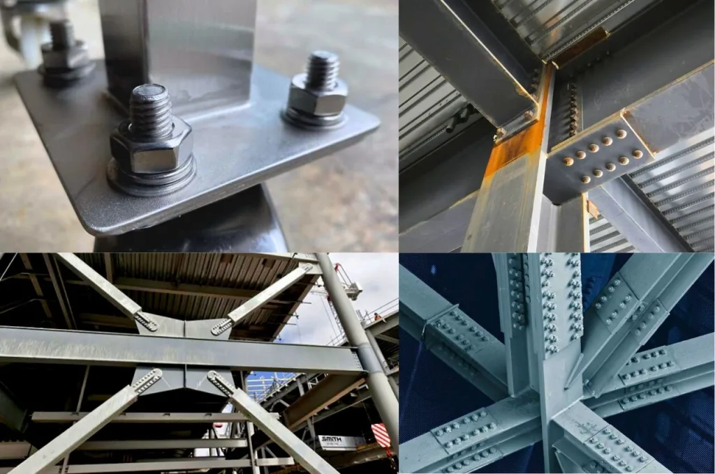 Thép bản mã được ứng dụng nhiều trong liên kết thép