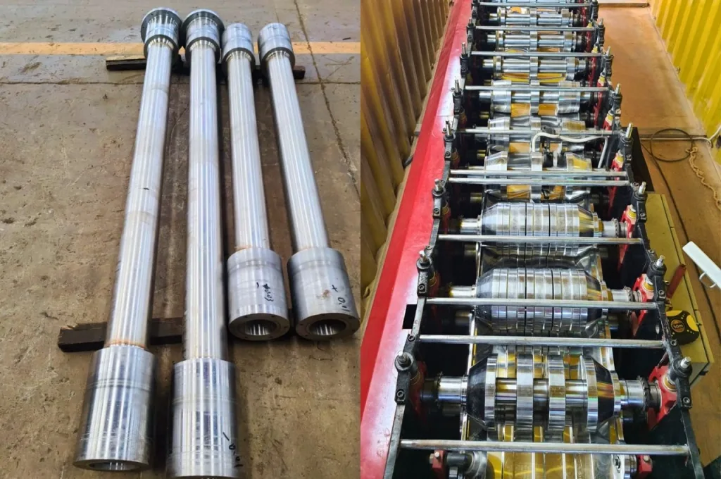Thép tròn đặc phi 90 được sử dụng làm trục quay