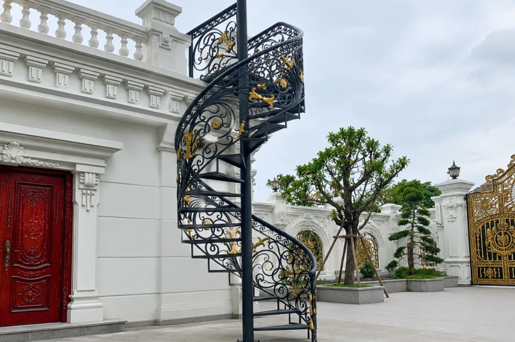 Ứng dụng thép xoắn làm cầu thang