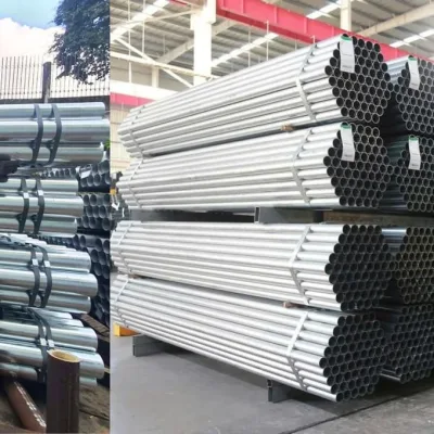 Ống th&eacute;p mạ kẽm nh&uacute;ng n&oacute;ng xếp tại kho Th&eacute;p Vinh Ph&uacute; H&agrave; Nội