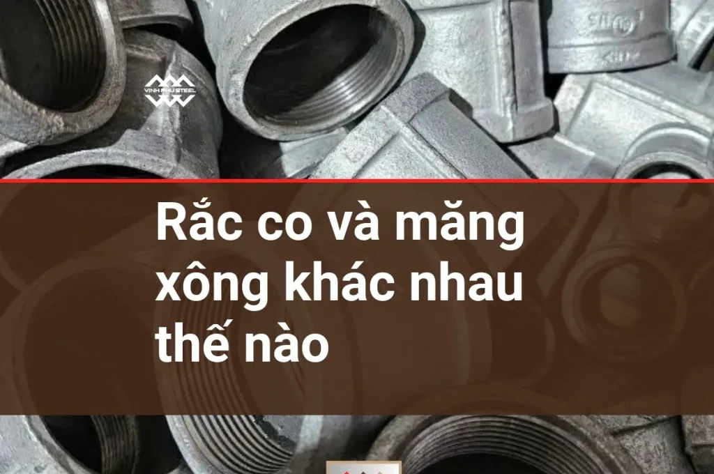 Rắc co và măng xông khác nhau thế nào, nền ảnh măng sông ren mạ kẽm xếp chồng